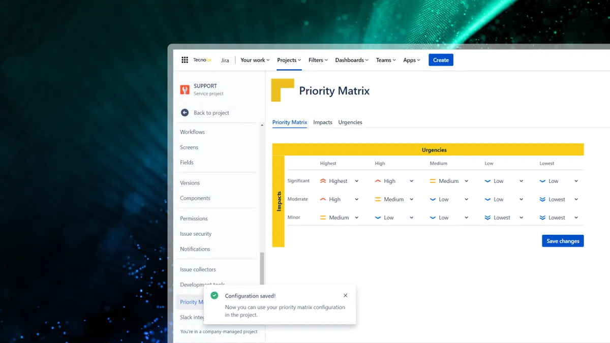 Priority Matrix for Jira Cloud — screenshot from the Atlassian Marketplace listing