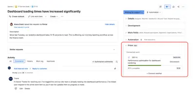 Prism for Jira Service Management for Atlassian — screenshot