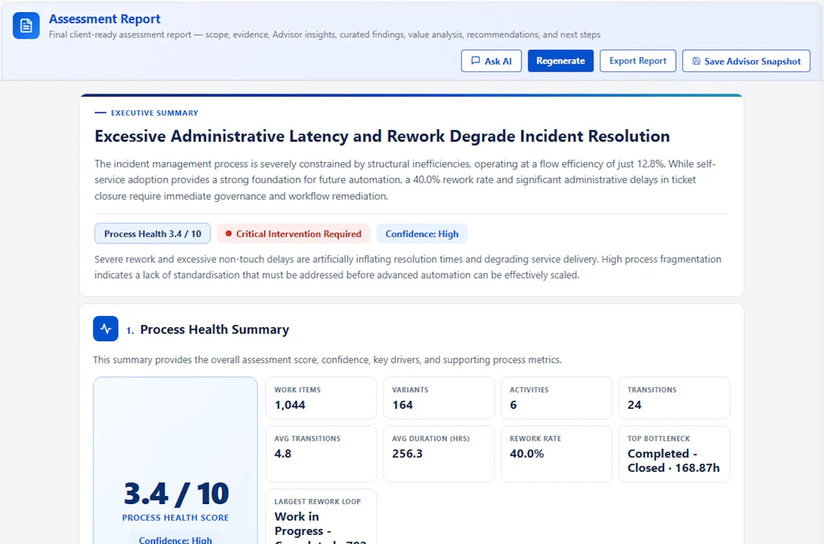 Process Advisor for Jira — screenshot from the Atlassian Marketplace listing