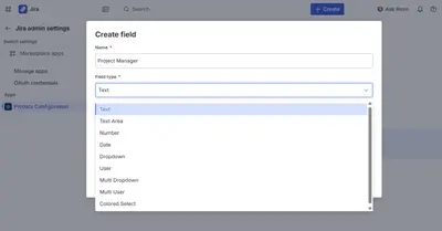 Prodata: Project Fields, Metadata & Reporting for Atlassian — screenshot