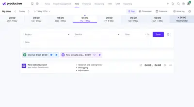 Productive Financial Planning for Jira for Atlassian — screenshot