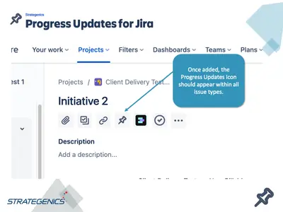 Progress Updates for Jira for Atlassian — screenshot