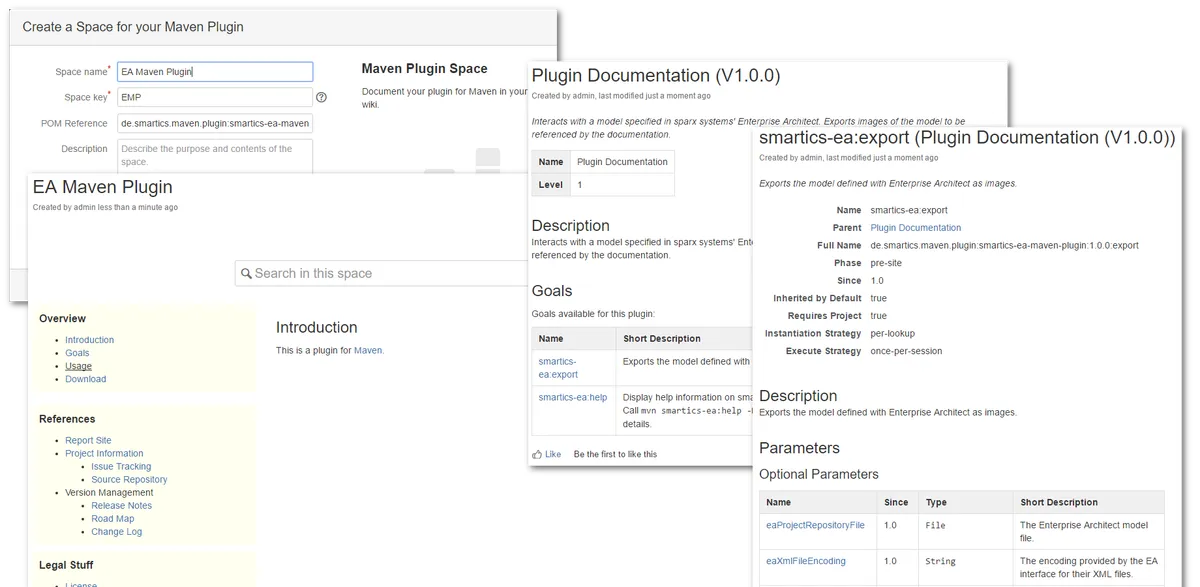 projectdoc for Maven Developers — screenshot from the Atlassian Marketplace listing