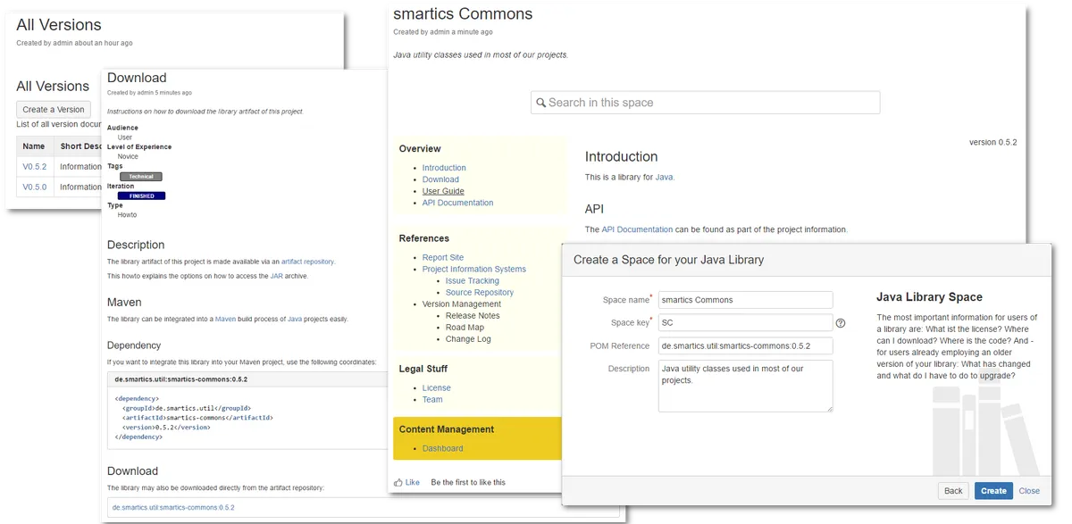 projectdoc Maven Extension — screenshot from the Atlassian Marketplace listing
