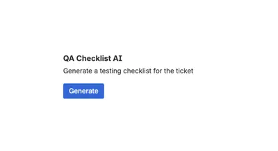QA Checklist AI for Atlassian — screenshot