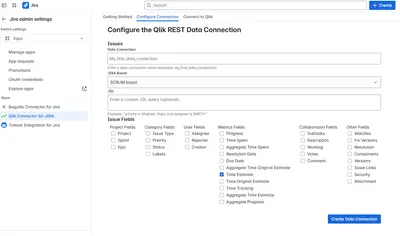 Qlik Connector for Jira for Atlassian — screenshot