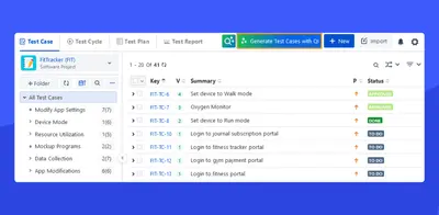 QMetry - Test Management for Jira (QTM4J) for Atlassian — screenshot
