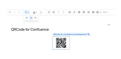 QR Code for Confluence for Atlassian — screenshot