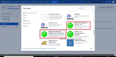 QTM4J Integration for Bamboo for Atlassian — screenshot