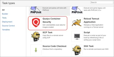 Qualys Container Scanning Connector for Atlassian — screenshot