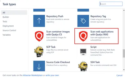 Qualys WAS Connector for Atlassian — screenshot