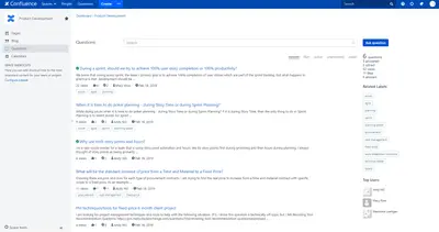 Question & Answer Forum for Atlassian — screenshot
