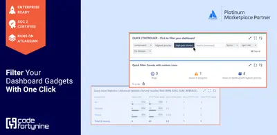 Quick Filters for Jira Dashboards (Charts, Tables, Diagrams) for Atlassian — screenshot