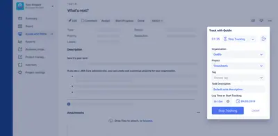 Quidlo Timesheets for Jira for Atlassian — screenshot