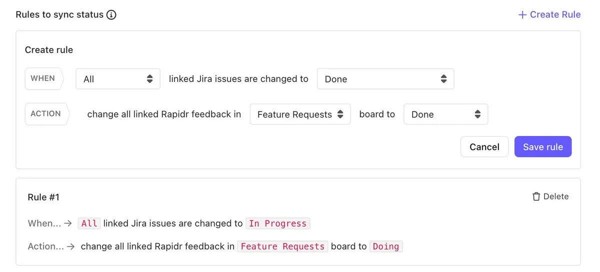 Rapidr for Jira — screenshot from the Atlassian Marketplace listing