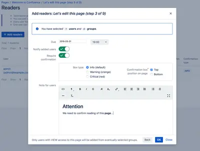 Readers for Atlassian — screenshot