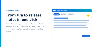 ReleaseScribe AI for Atlassian — screenshot