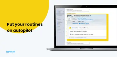 Reminder for Jira (Follow-Ups, Deadlines & Notifications) for Atlassian — screenshot