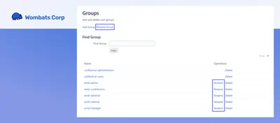 Rename Group in Confluence for Atlassian — screenshot