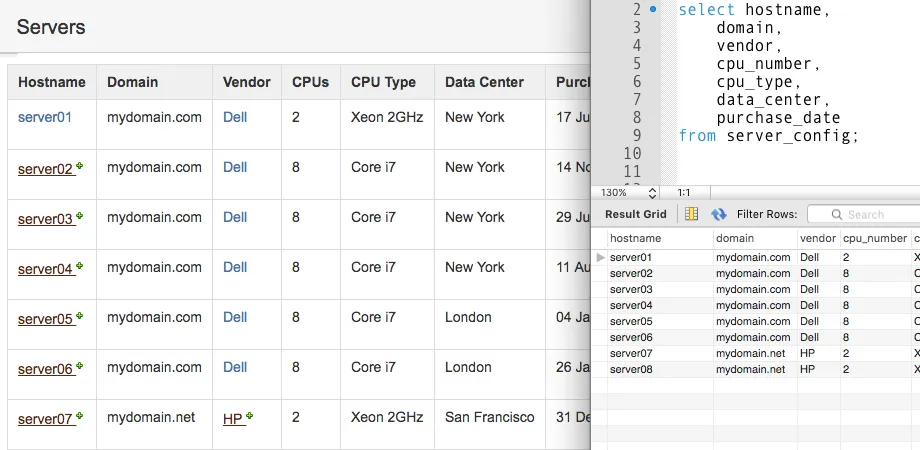 Reporting Connector for SQL Databases — screenshot from the Atlassian Marketplace listing