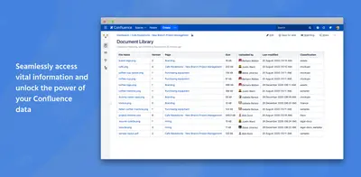 Reporting for Confluence for Atlassian — screenshot