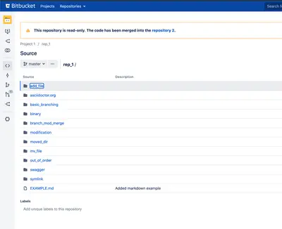Repository archiver for Bitbucket for Atlassian — screenshot