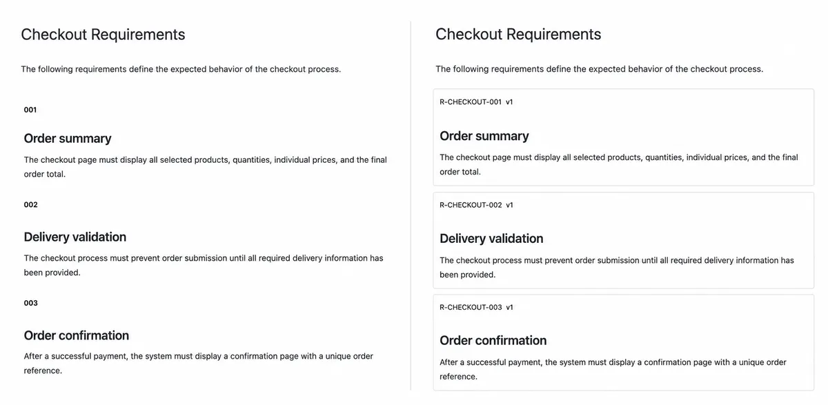 ReqTrack — screenshot from the Atlassian Marketplace listing