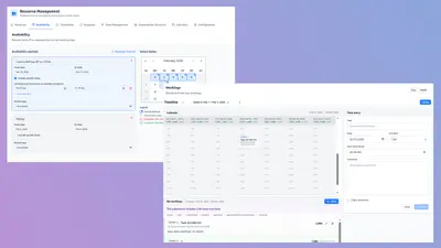 Resource Management for Jira (Capacity, Timesheet, Approval) for Atlassian — screenshot