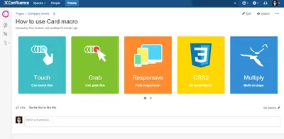 Responsive Carousel for Atlassian — screenshot