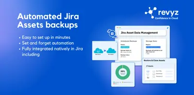 Revyz Assets Data Manager for Jira for Atlassian — screenshot