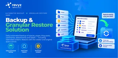 Revyz Command Center for Confluence for Atlassian — screenshot