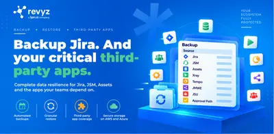 Revyz Command Center for Jira (Backup Configuration Restore) for Atlassian — screenshot