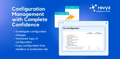 Revyz Configuration Manager for Jira (Deploy, Sandbox) for Atlassian — screenshot