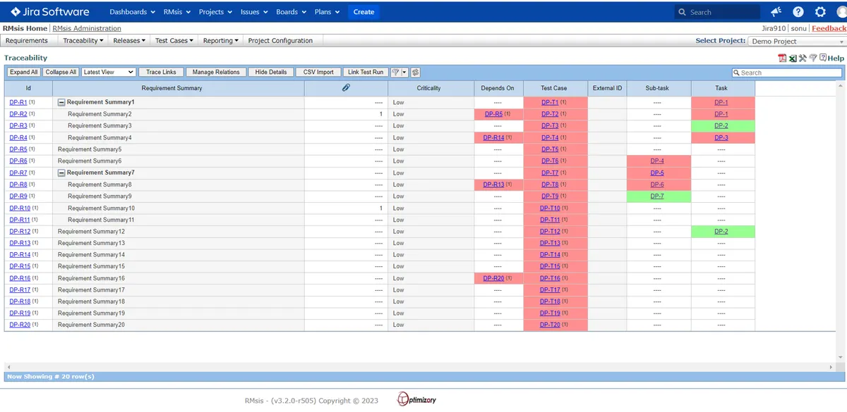 RMsis - Requirements Management for Jira — screenshot from the Atlassian Marketplace listing