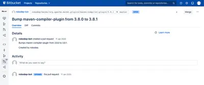 Robodep Dependency Updater for Atlassian — screenshot