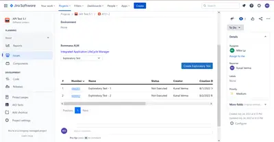 Rommana ALM for Jira for Atlassian — screenshot