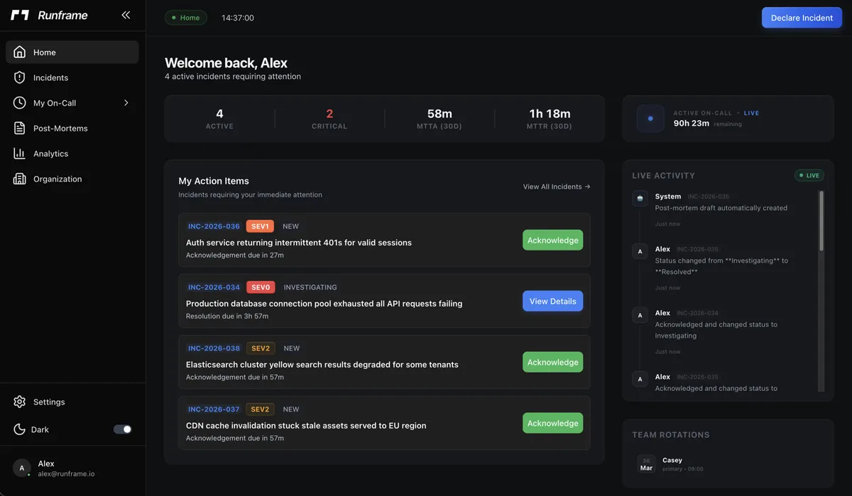 Runframe for Jira — screenshot from the Atlassian Marketplace listing