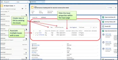 Salesforce connector for Jira Cloud for Atlassian — screenshot