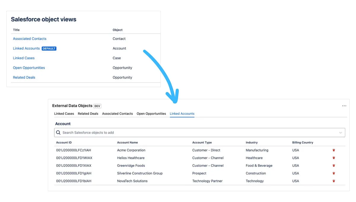 Salesforce Objects, Views & Query for Jira (Scrybe) — screenshot from the Atlassian Marketplace listing