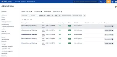 SCIM User Provisioning for Bitbucket for Atlassian — screenshot