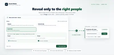 Secret Notes for Jira & JSM for Atlassian — screenshot