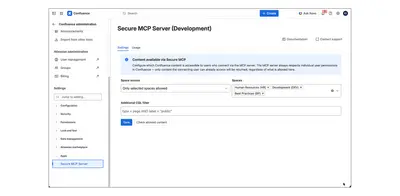 Secure MCP for Confluence for Atlassian — screenshot