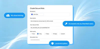 Secure Notes For Jira for Atlassian — screenshot