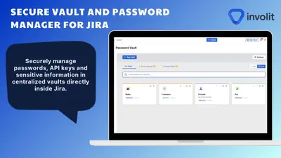 Secure Vault and Password Manager for Jira for Atlassian — screenshot