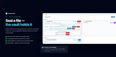 Sentinel Vault for Atlassian — screenshot