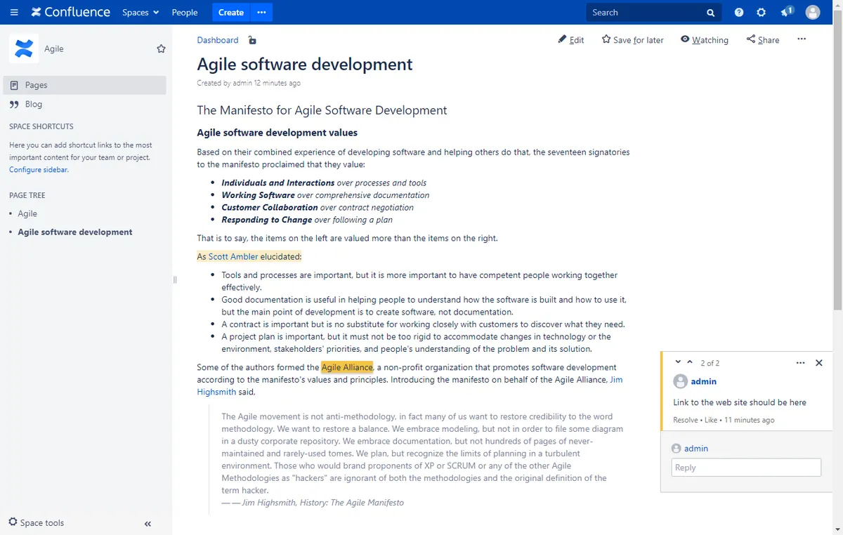 Show Inline Comments in Editor — screenshot from the Atlassian Marketplace listing