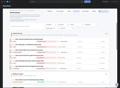 SignalOps for Atlassian — screenshot