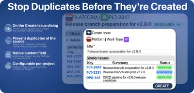 Similar and Related Issues Finder for Atlassian — screenshot