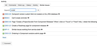 Similar Issues Finder for Cloud for Atlassian — screenshot