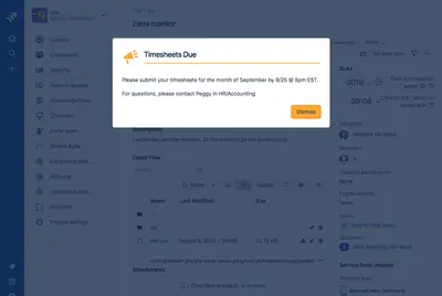 Simple Announcements for Jira for Atlassian — screenshot